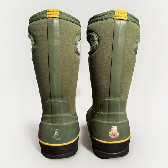 Bogs Kids Classic Waterproof Insulated Winter Boots Green US Size 10 EU 26 - Picture 8 of 12